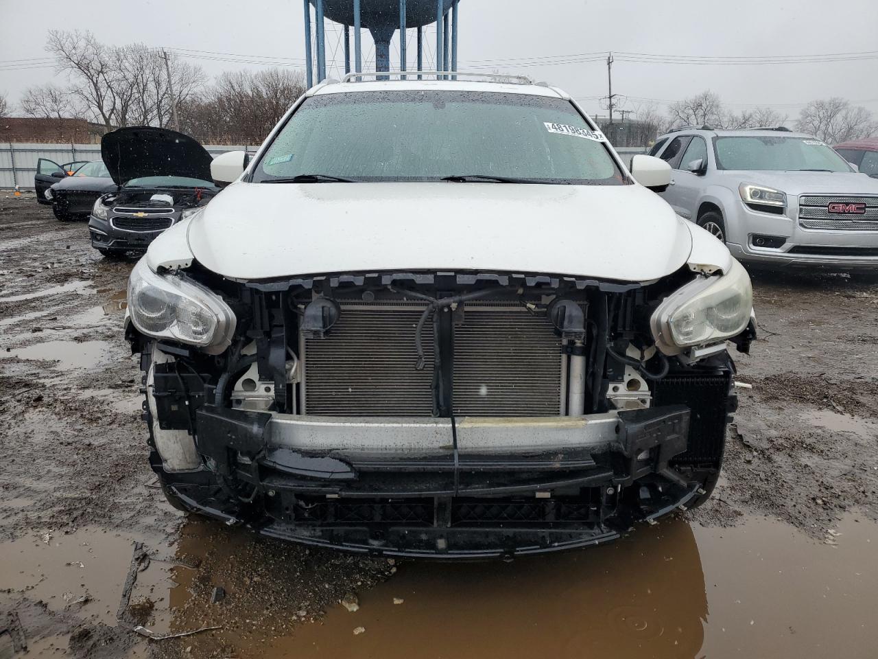 2013 Infiniti JX VIN 5N1AL0MM4DC338283 Copart auction photo, front end damage thumbnail 5