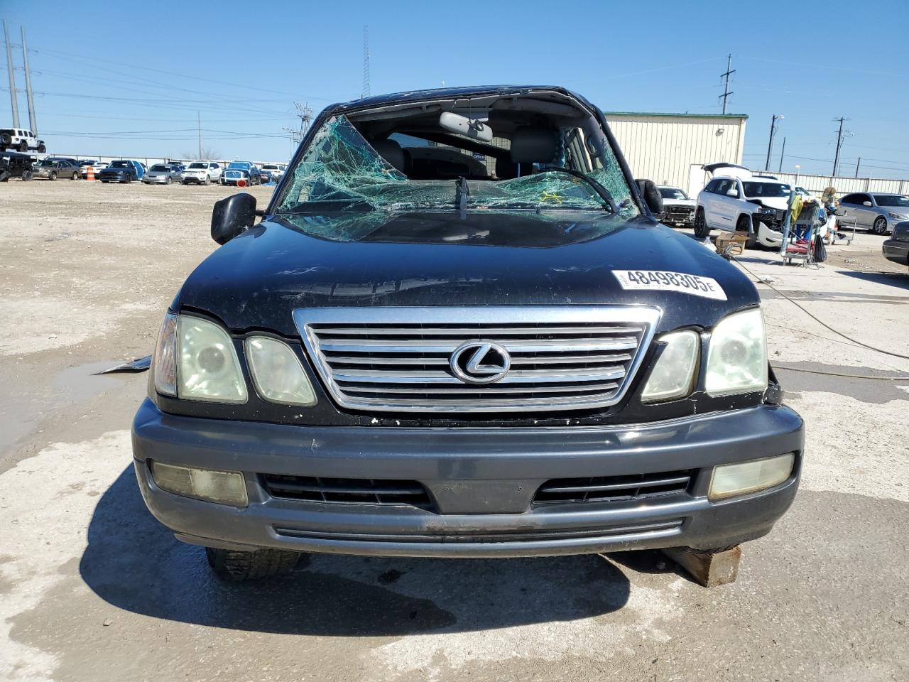 2004 Lexus LX VIN JTJHT00W043536558 Copart auction photo, rollover / all over damage thumbnail 5