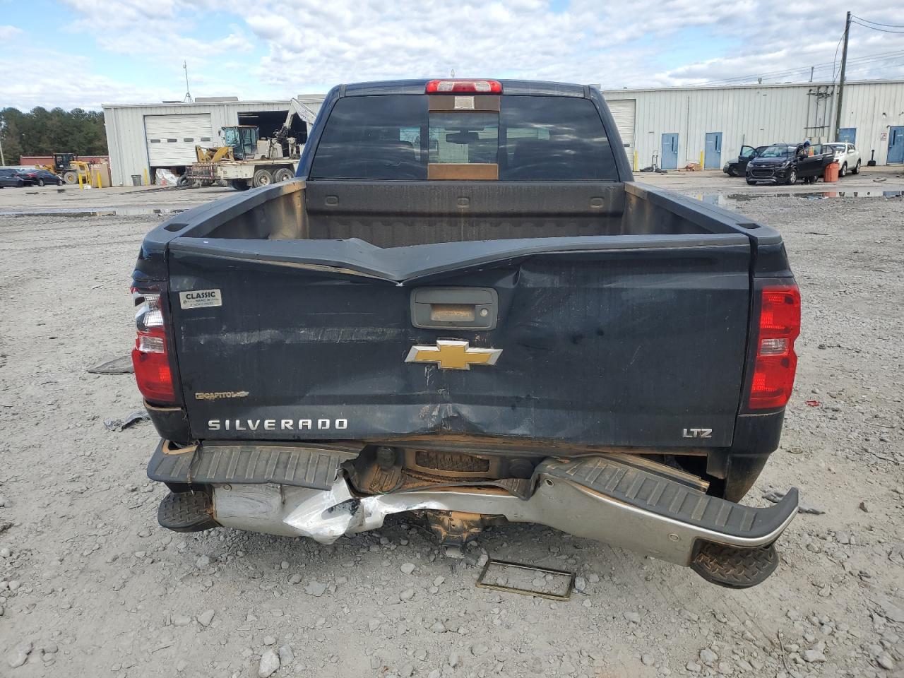 2014 Chevrolet Silverado VIN 3GCUKSEC8EG235517 Copart auction photo, rear end damage thumbnail 6