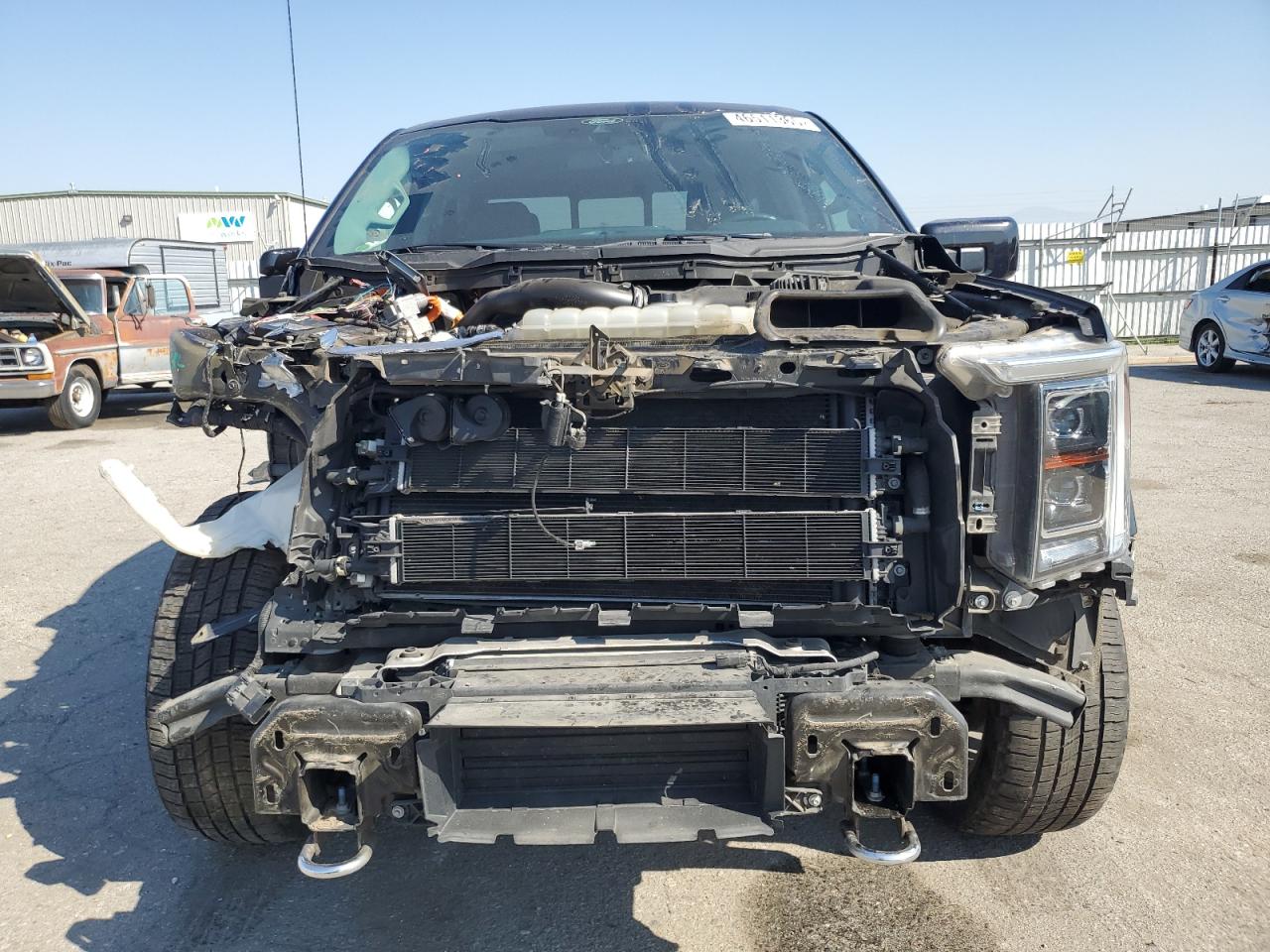 2021 Ford F-150 VIN 1FTFW1ED7MFA84217 Copart auction photo, front end / minor dent/scratches damage thumbnail 5