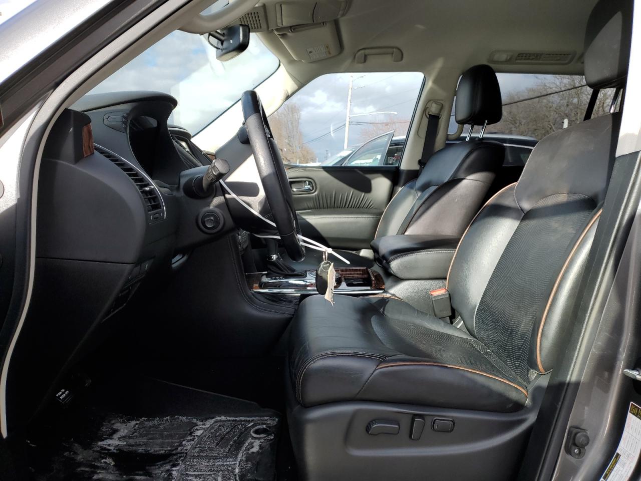 2020 Nissan Armada VIN JN8AY2NC4LX519239 Copart auction photo, front end / undercarriage damage thumbnail 7