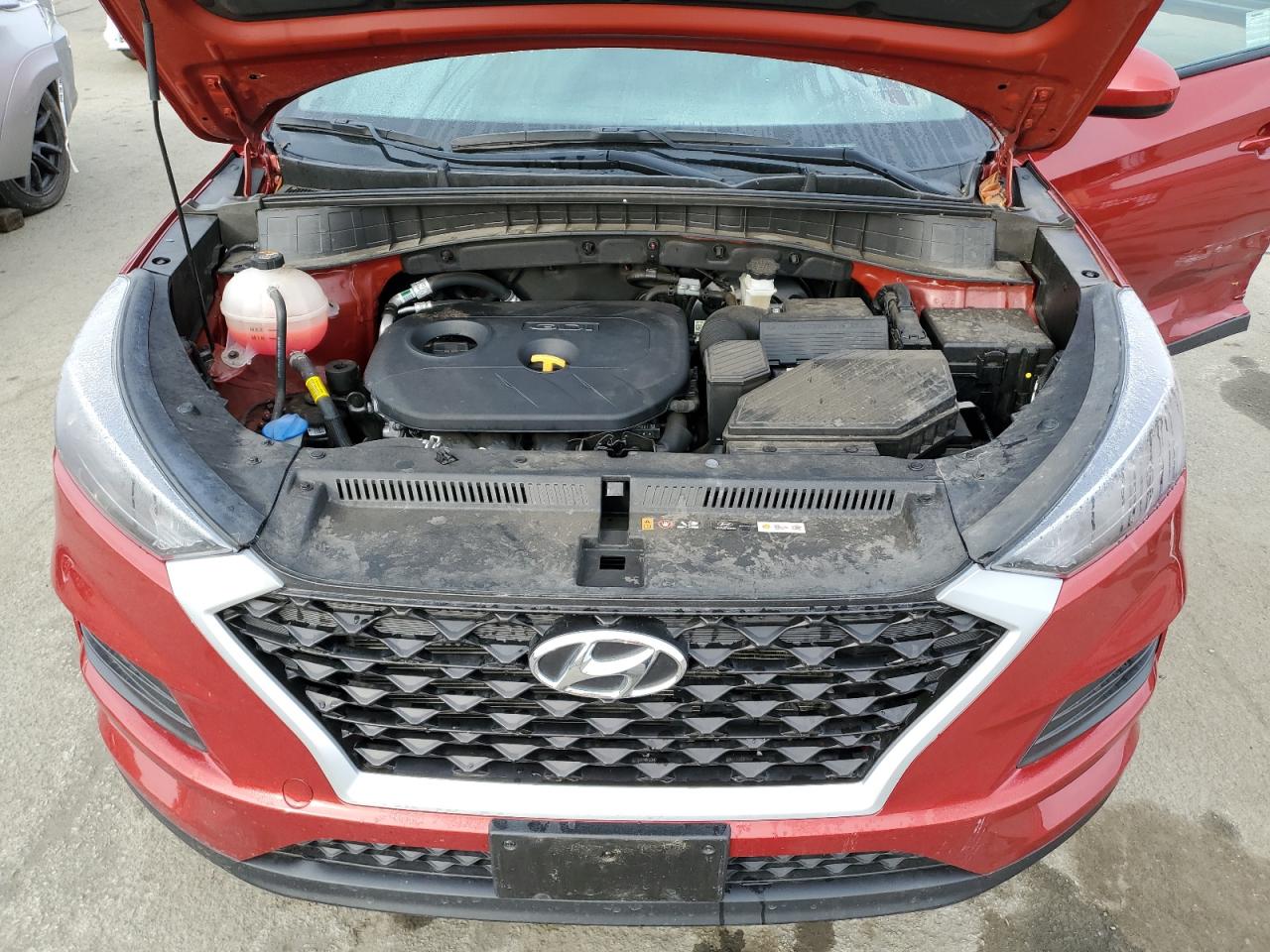 2021 Hyundai Tucson VIN KM8J33A49MU403015 Copart auction photo, side damage thumbnail 12