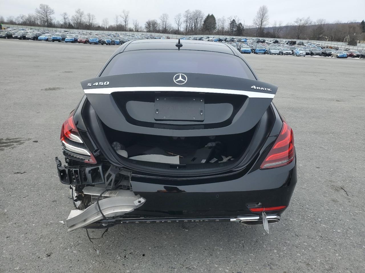 2018 Mercedes-Benz S-klasse VIN WDDUG6EBXJA347623 Copart auction photo, rear end damage thumbnail 6