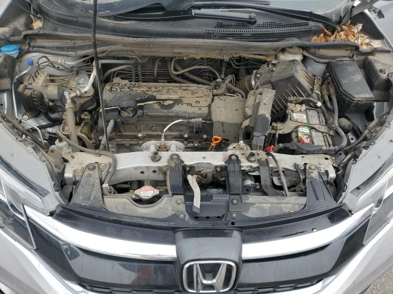 2016 Honda CR-V VIN 2HKRM4H70GH691015 Copart auction photo, front end / side damage thumbnail 14