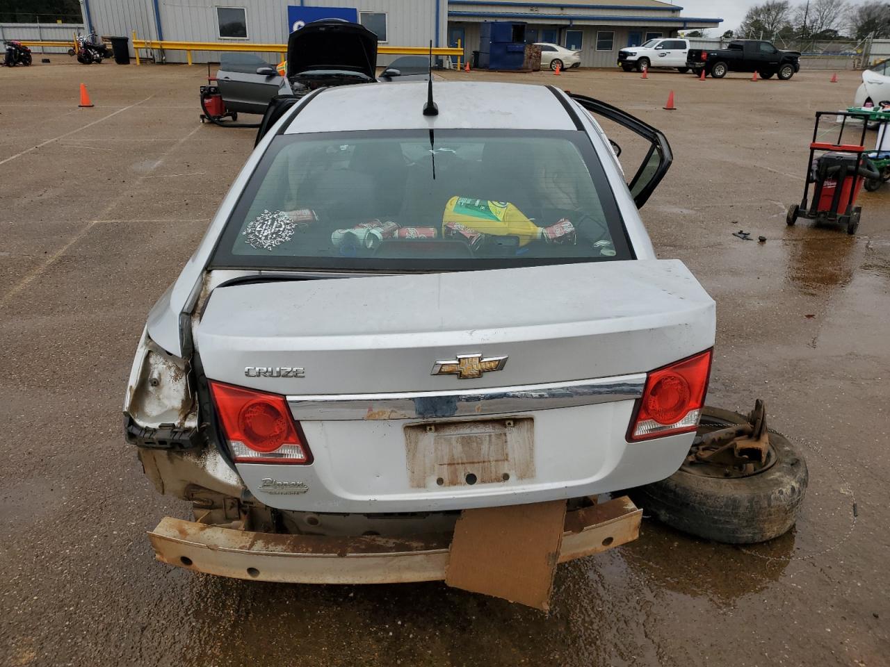 2013 Chevrolet Cruze VIN 1G1PA5SHXD7187796 Copart auction photo, all over damage thumbnail 6