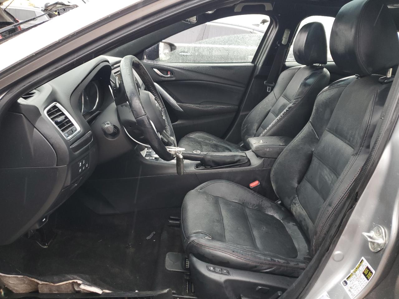 2015 Mazda 6 VIN JM1GJ1W58F1212961 Copart auction photo, water/flood damage thumbnail 7