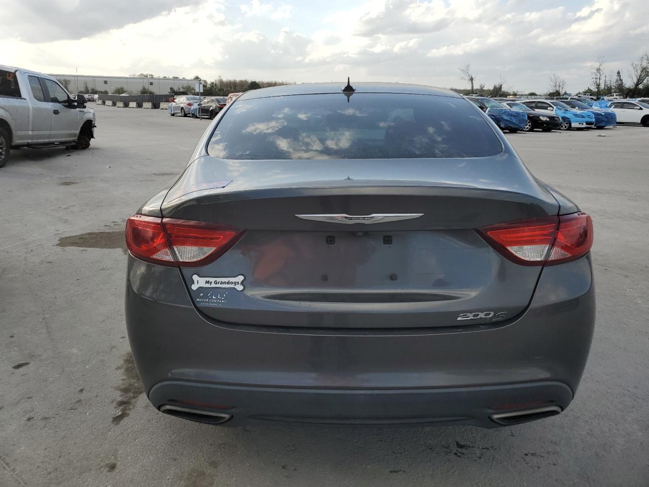 2015 Chrysler 200 VIN 1C3CCCBG3FN655429 Copart auction photo, front end damage thumbnail 6