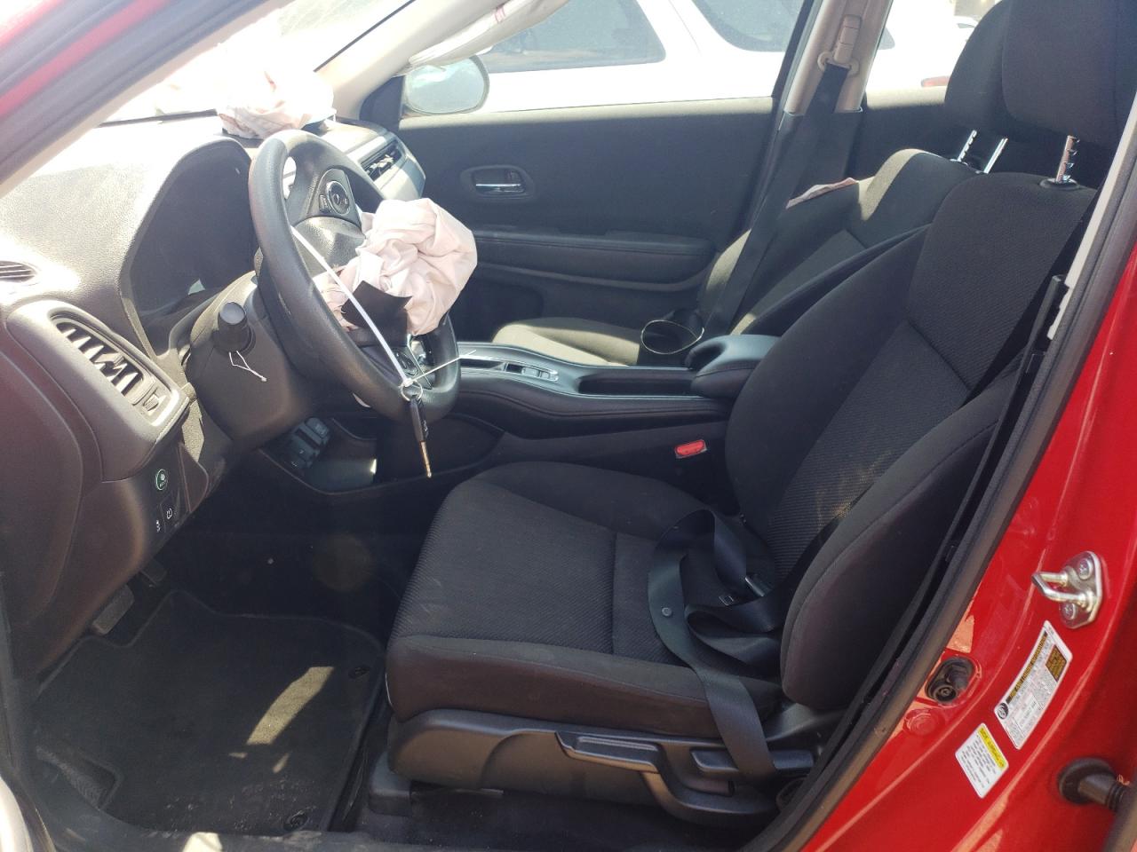 2016 Honda HR-V VIN 3CZRU6H30GM707422 Copart auction photo, front end / side damage thumbnail 7