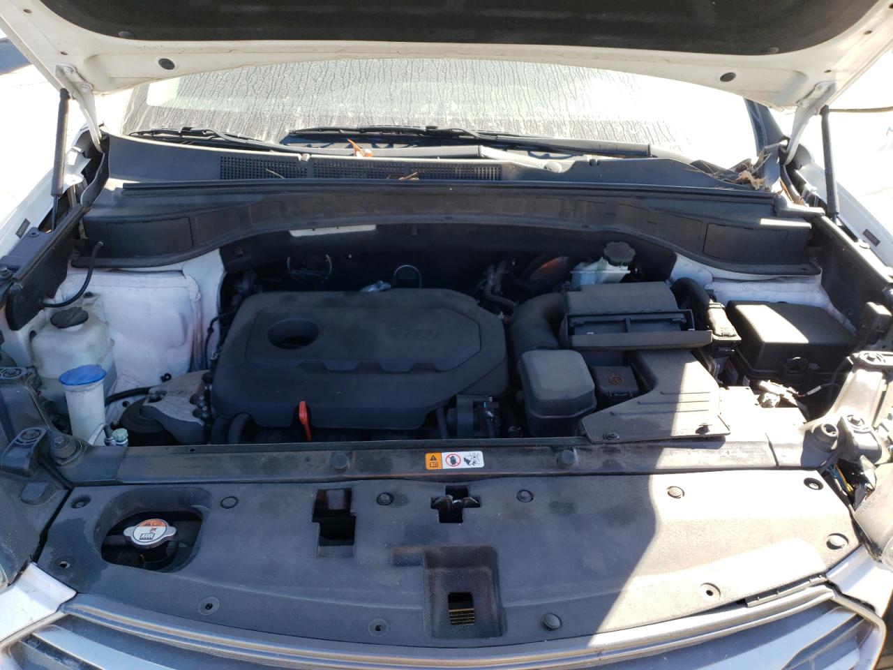2018 Hyundai Santa Fe VIN 5NMZT3LB5JH079891 Copart auction photo, front end damage thumbnail 12