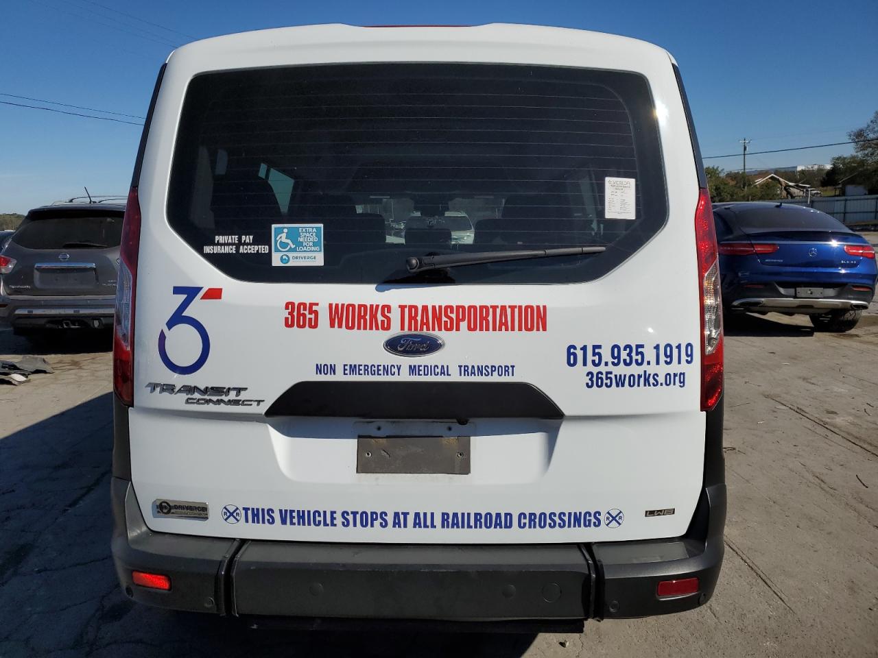 2022 Ford Transit VIN NM0GE9E20N1535746 Copart auction photo, front end damage thumbnail 6