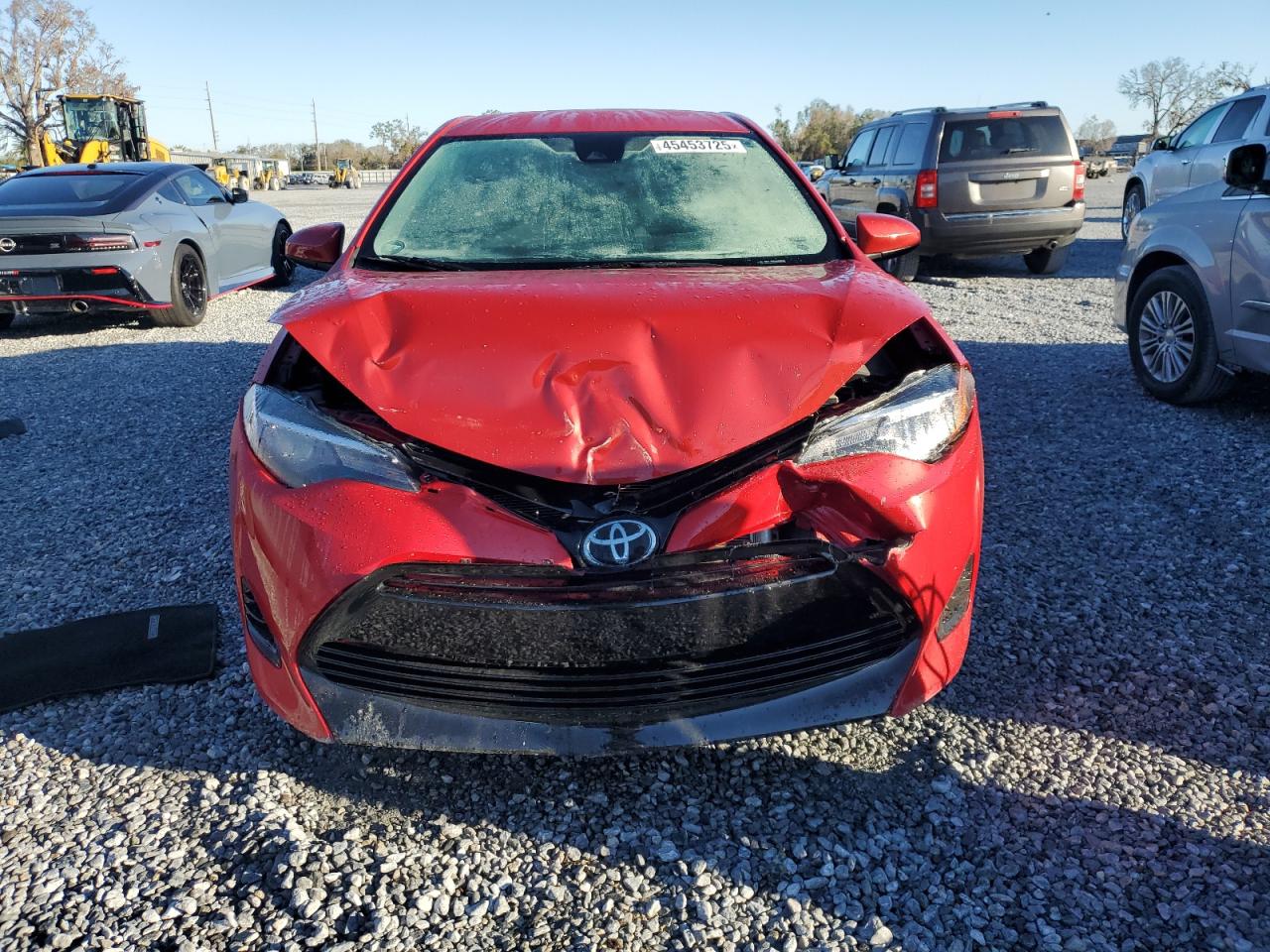 2017 Toyota Corolla VIN 5YFBURHE1HP730471 Copart auction photo, front end damage thumbnail 5
