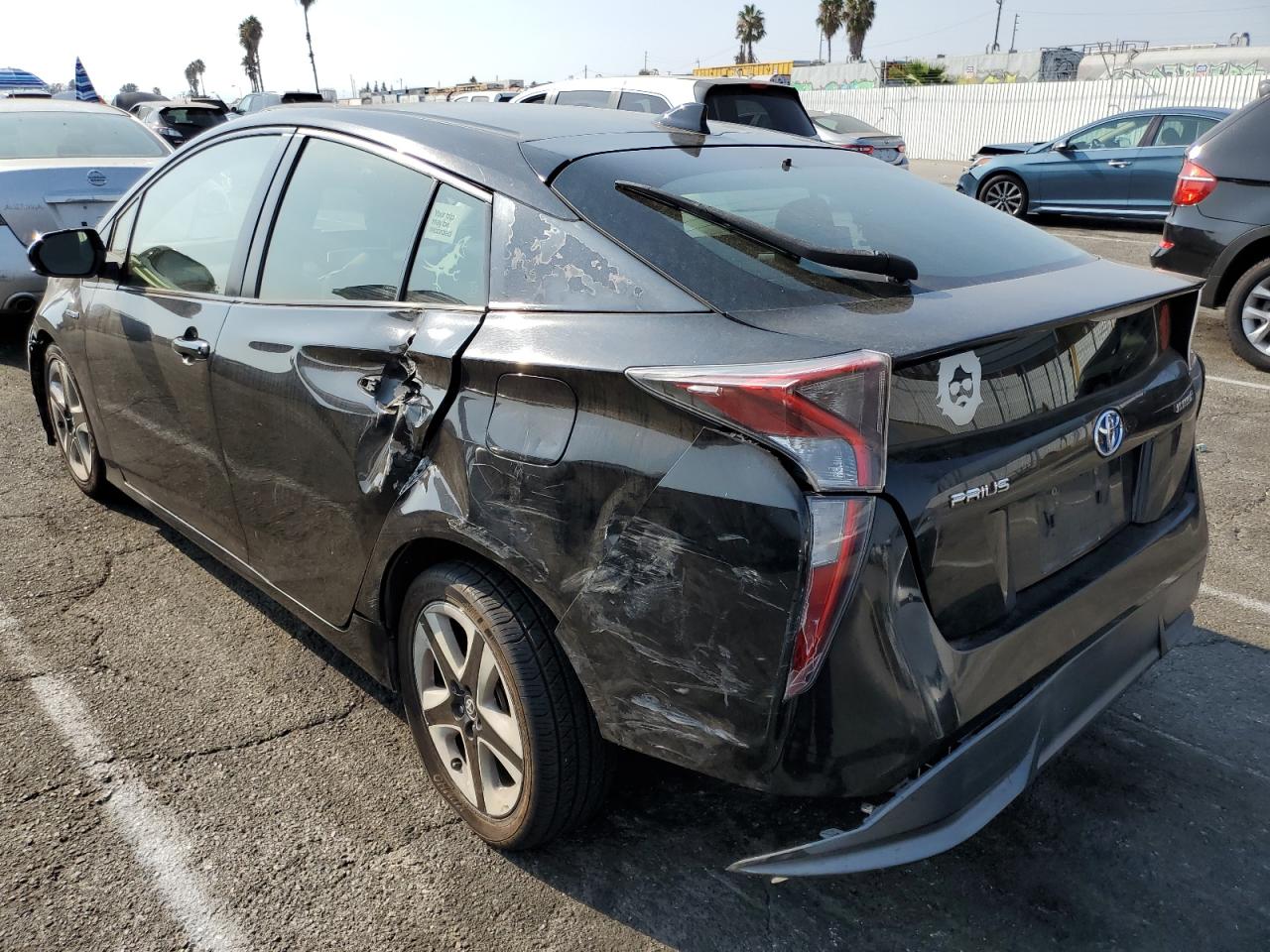 2017 Toyota Prius VIN JTDKARFU0H3531469 Copart auction photo, all over damage thumbnail 2