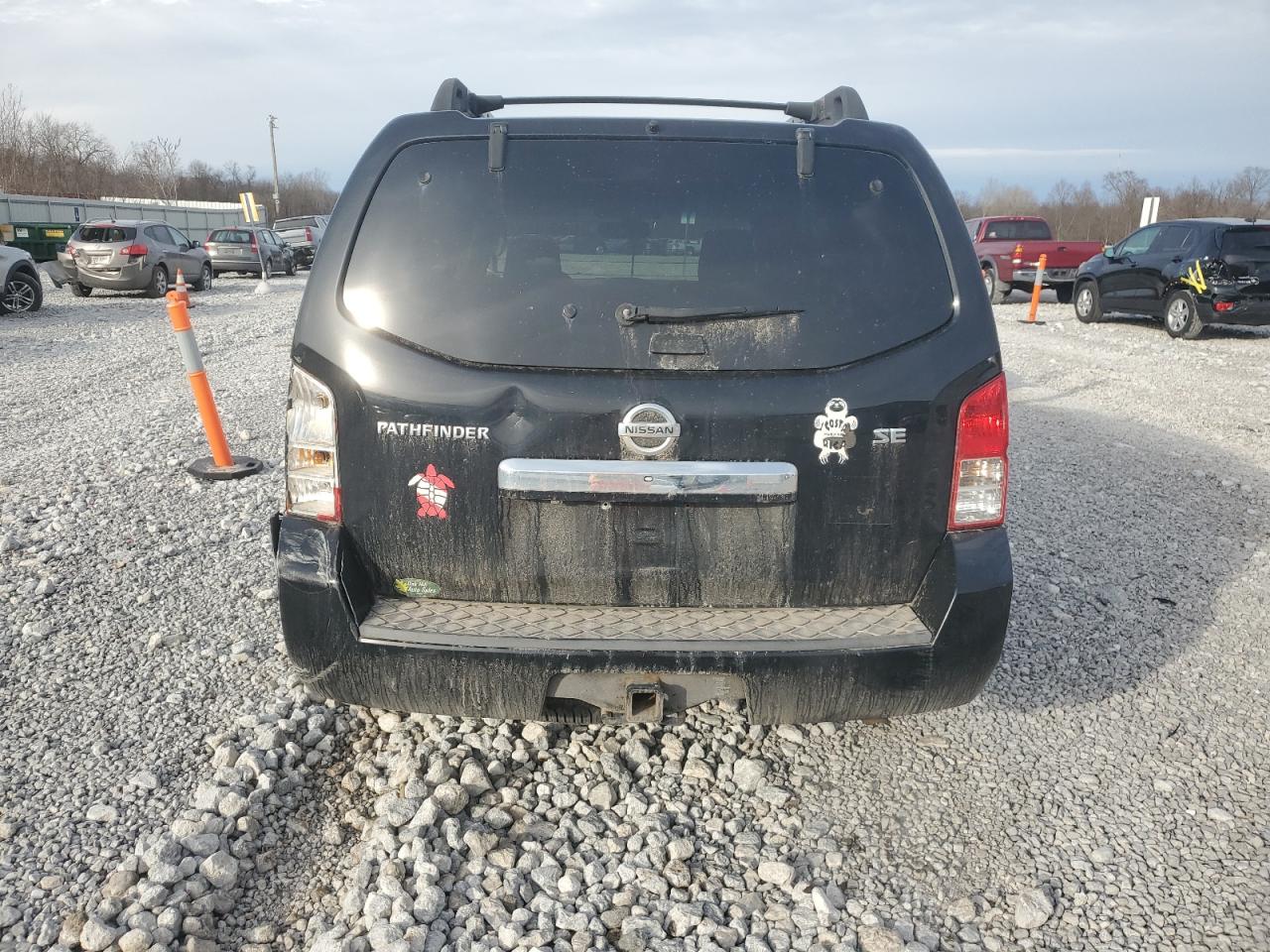 2010 Nissan Pathfinder VIN 5N1AR1NB5AC600440 Copart auction photo, rear end / undercarriage damage thumbnail 6