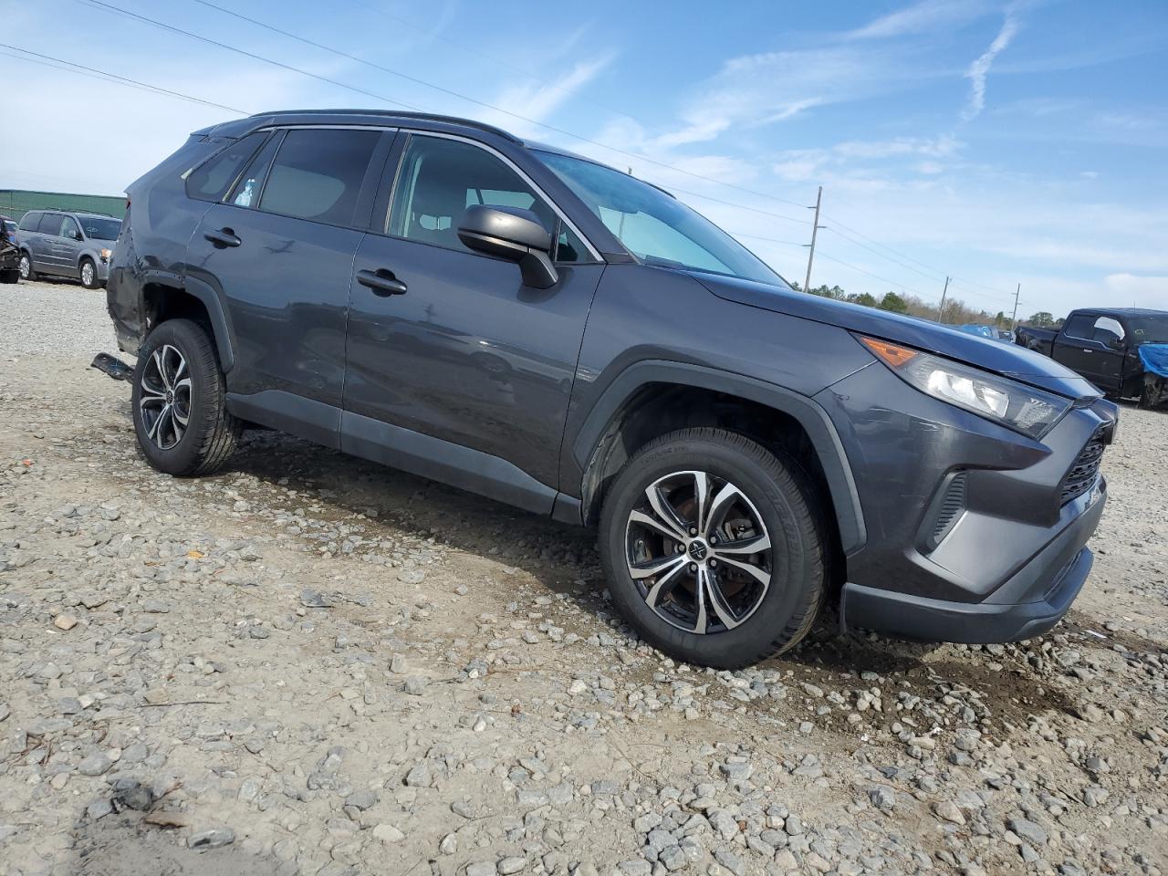 2020 Toyota RAV 4 VIN 2T3H1RFV0LC033993 Copart auction photo, rear end / front end damage thumbnail 4