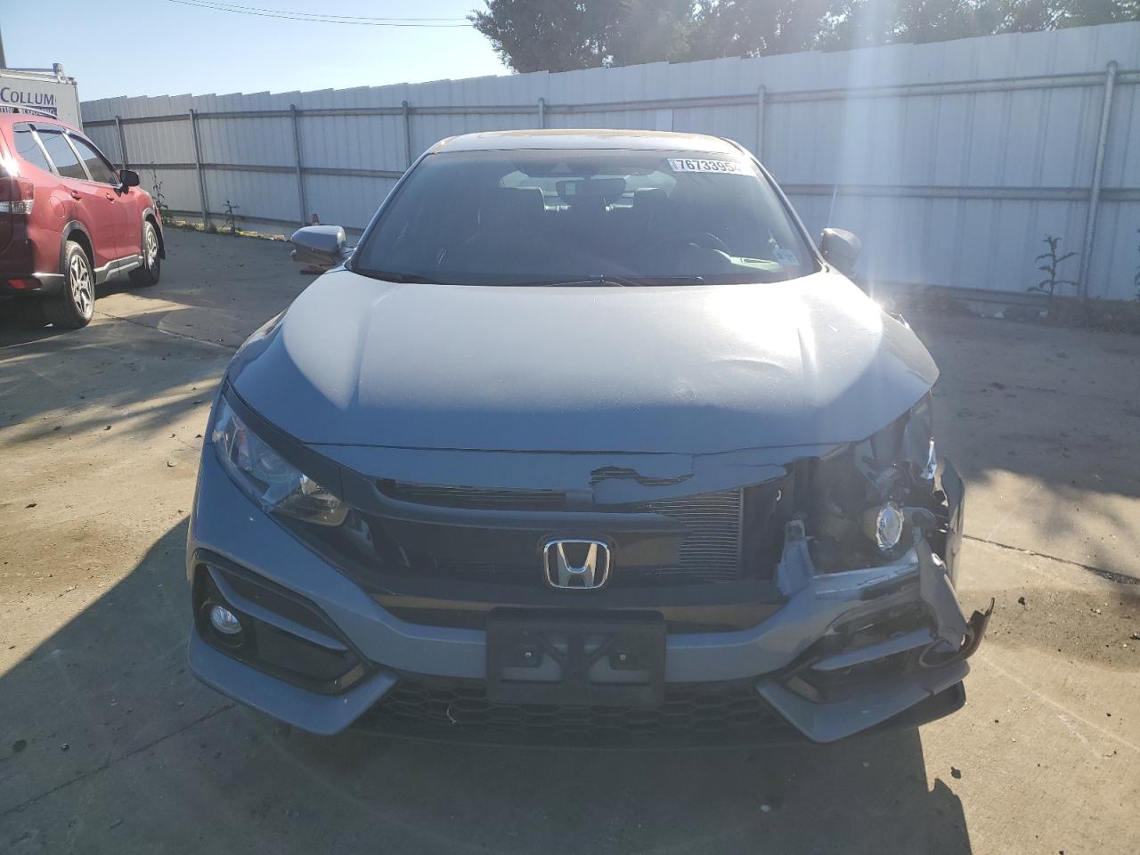2020 Honda Civic VIN SHHFK7H83LU406611 Copart auction photo, front end / side damage thumbnail 5