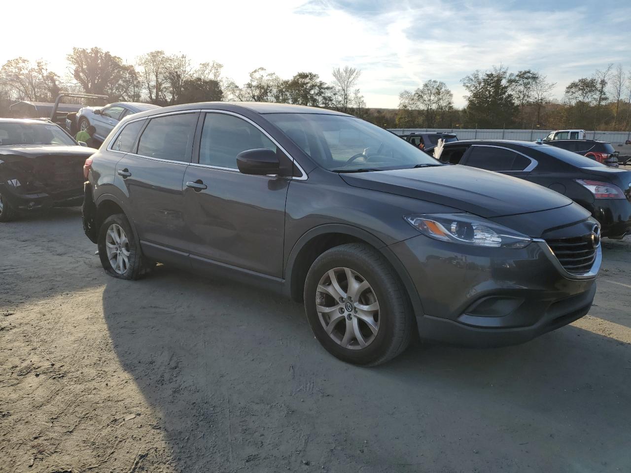 2013 Mazda CX-9 VIN JM3TB3CA9D0405672 Copart auction photo, rear end / undercarriage damage thumbnail 4