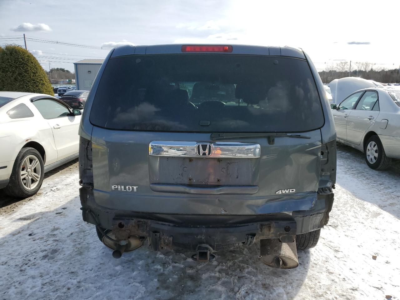 2013 Honda Pilot VIN 5FNYF4H26DB013308 Copart auction photo, rear end damage thumbnail 6