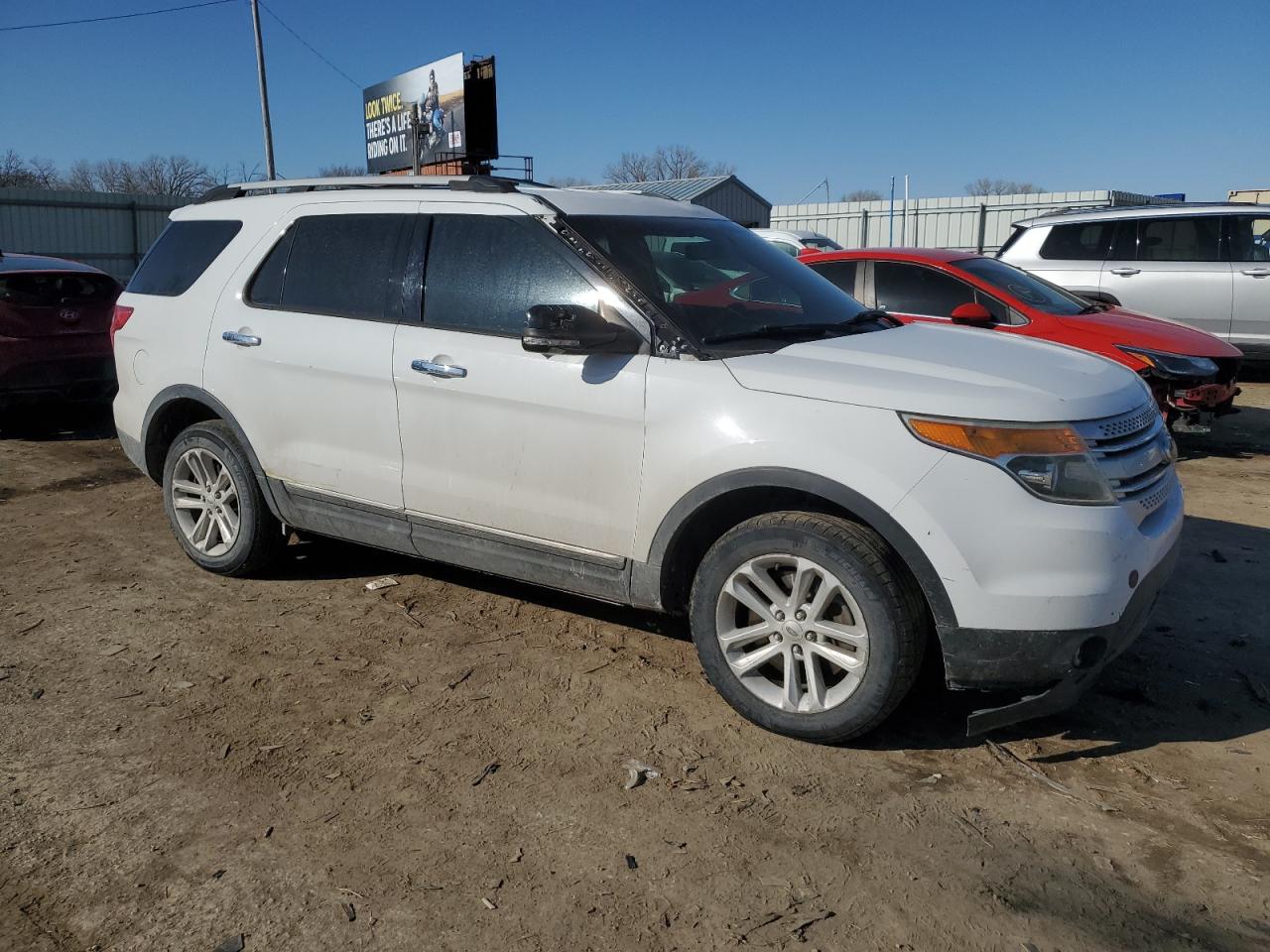 2013 Ford Explorer VIN 1FM5K8D89DGB48803 Copart auction photo, front end damage thumbnail 4