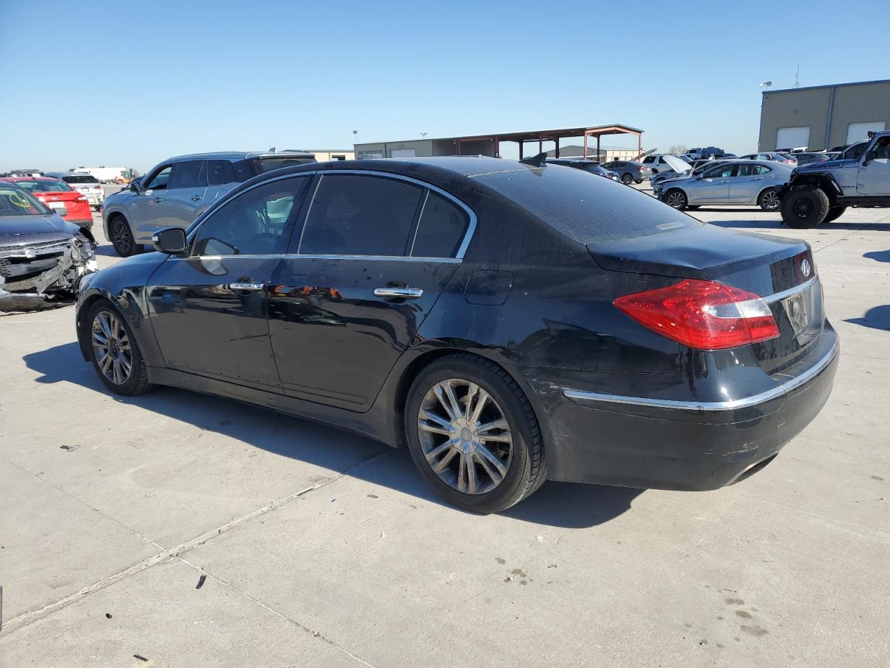 2014 Hyundai Genesis VIN KMHGC4DD1EU259909 Copart auction photo, all over damage thumbnail 2
