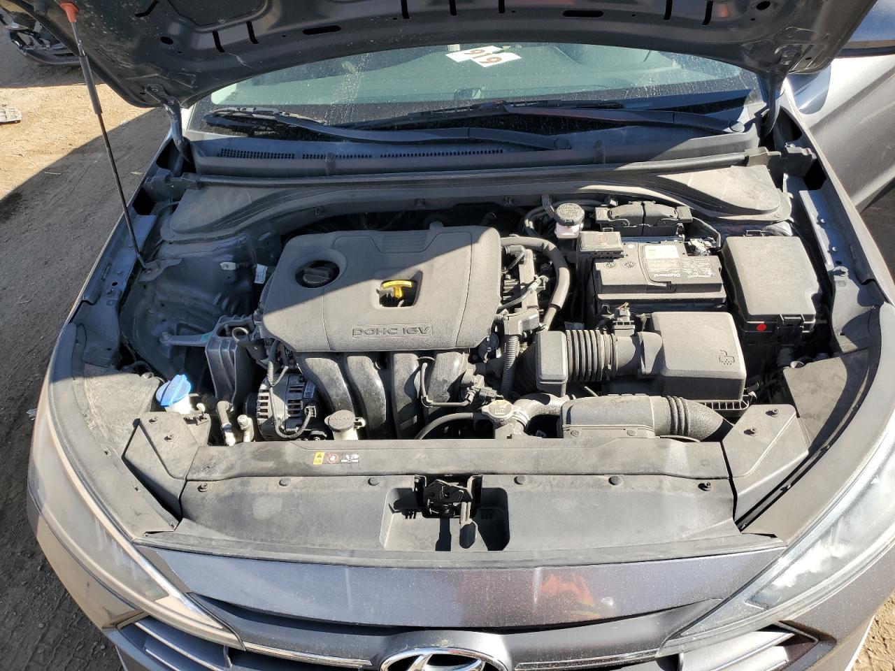 2020 Hyundai Elantra VIN 5NPD74LF1LH541196 Copart auction photo, rear end damage thumbnail 11