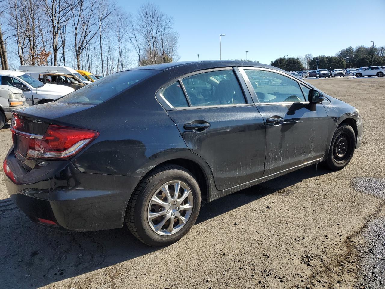 2013 Honda Civic VIN 2HGFB2F50DH561272 Copart auction photo, front end / minor dent/scratches damage thumbnail 3