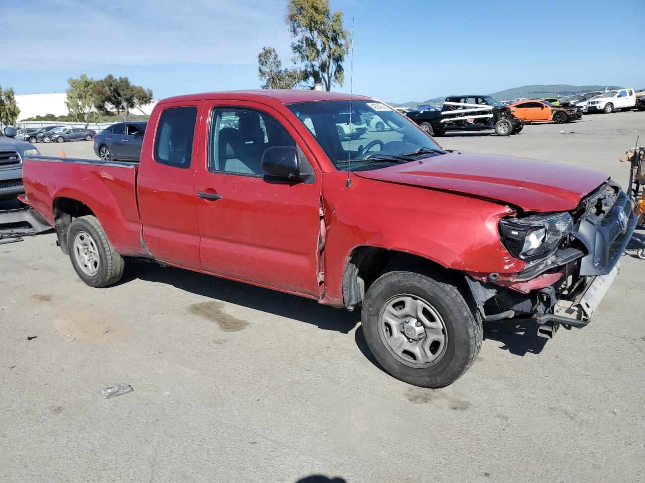 2013 Toyota Tacoma VIN 5TFTX4CNXDX033446 Copart auction photo, rear end / front end damage thumbnail 4
