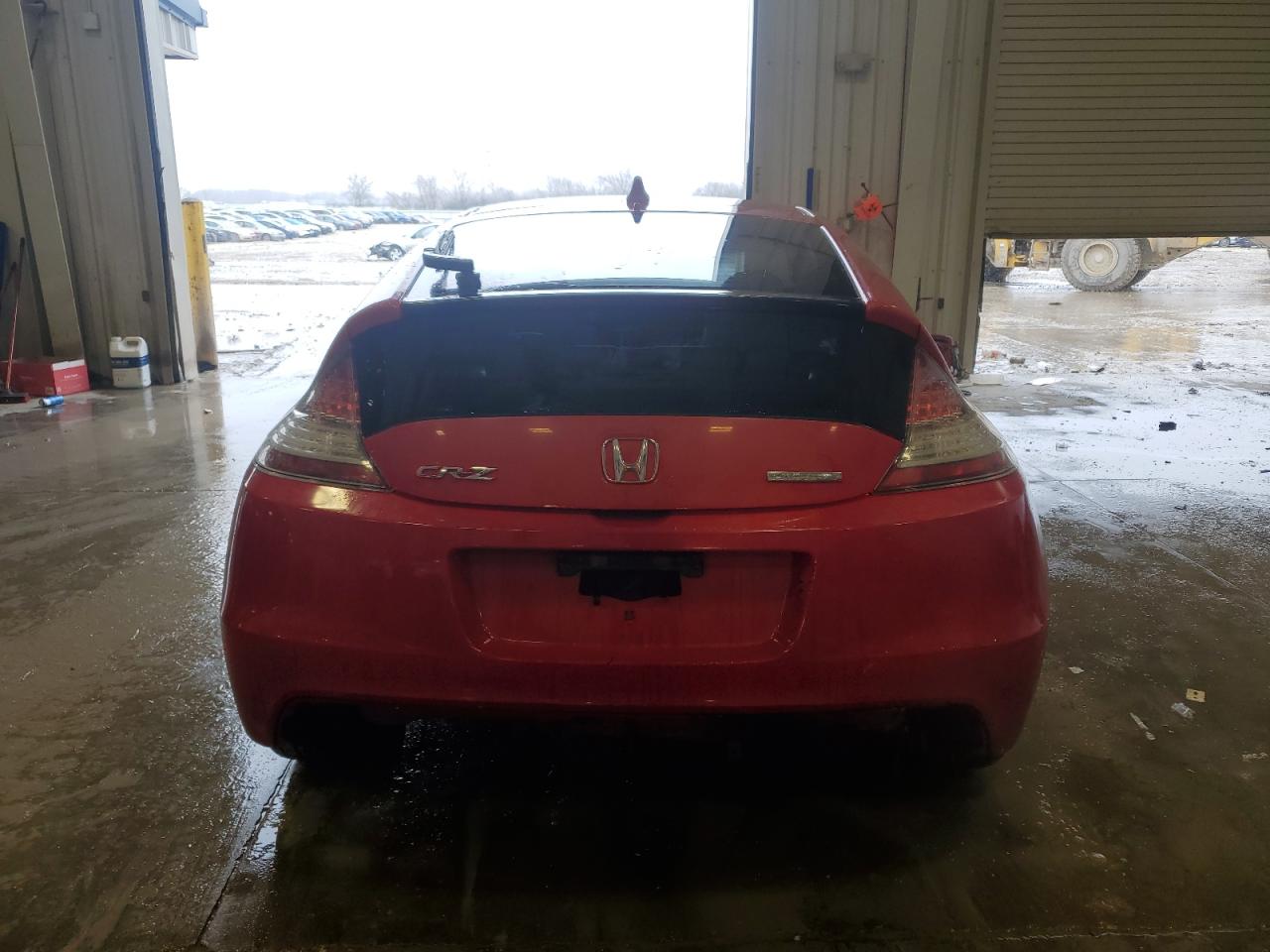 2011 Honda CR-Z VIN JHMZF1C42BS014997 Copart auction photo, front end / side damage thumbnail 6