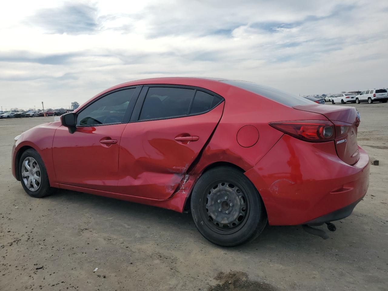 2017 Mazda 3 VIN 3MZBN1U70HM122046 Copart auction photo, side / undercarriage damage thumbnail 2