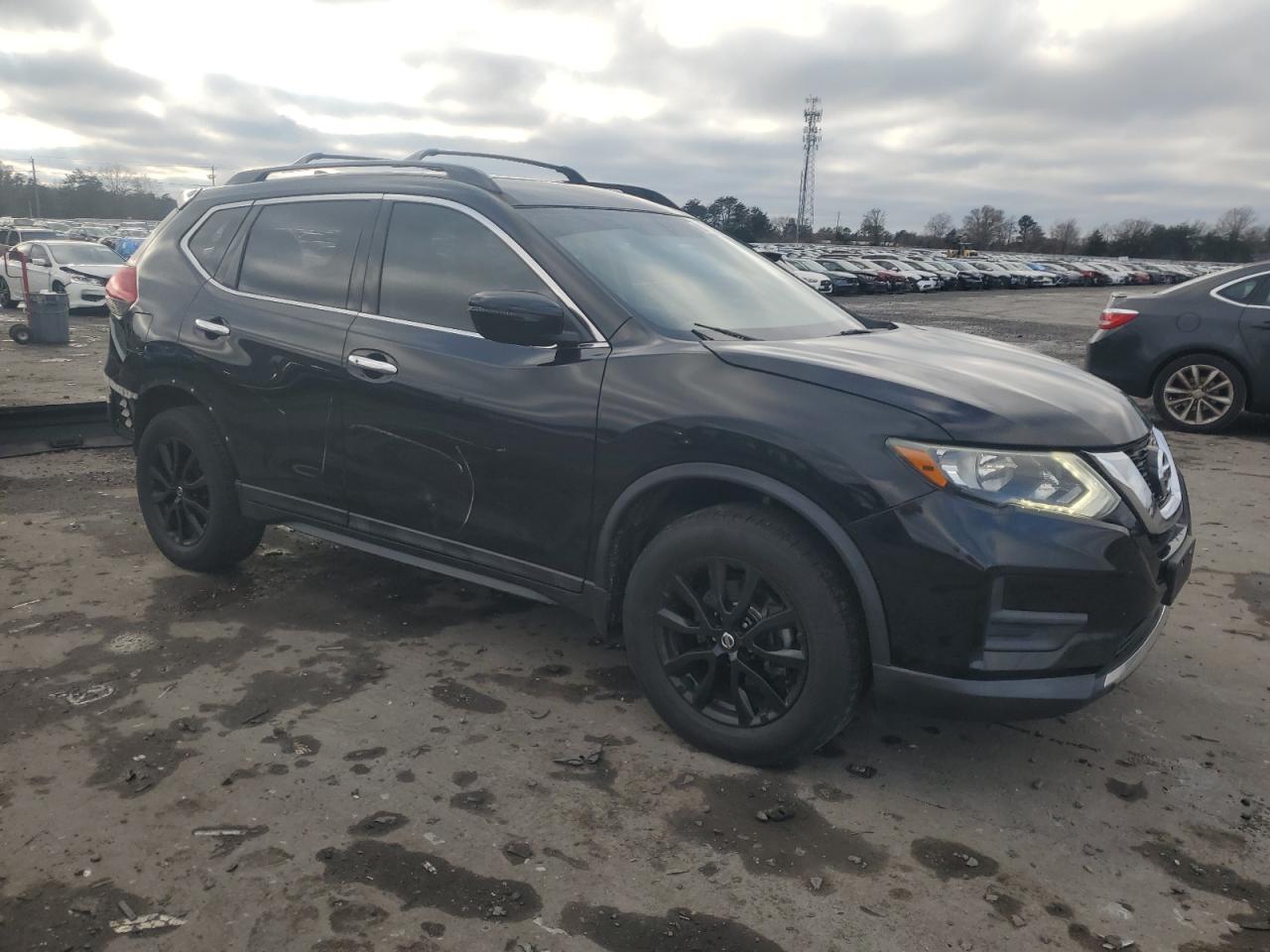 2017 Nissan Rogue VIN 5N1AT2MV0HC801515 Copart auction photo, rear end / minor dent/scratches damage thumbnail 4