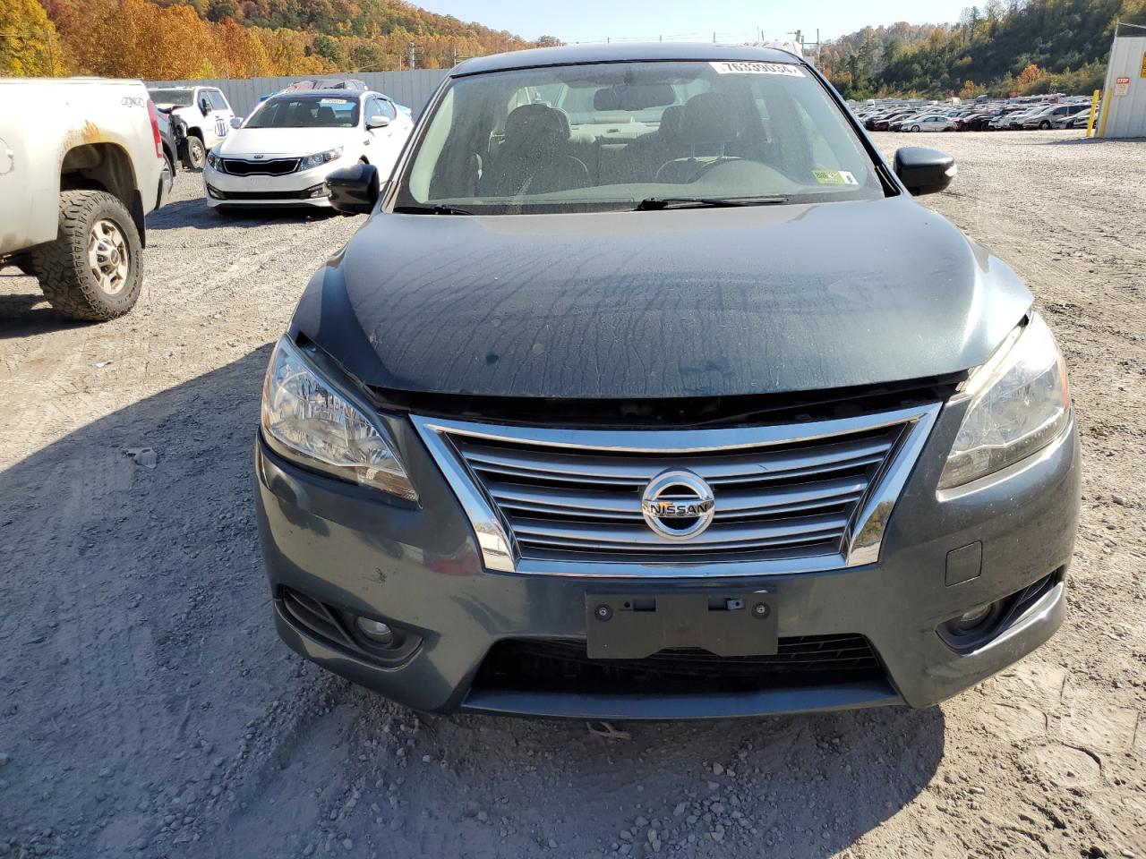 2013 Nissan Sentra VIN 3N1AB7AP2DL674827 Copart auction photo, front end damage thumbnail 5