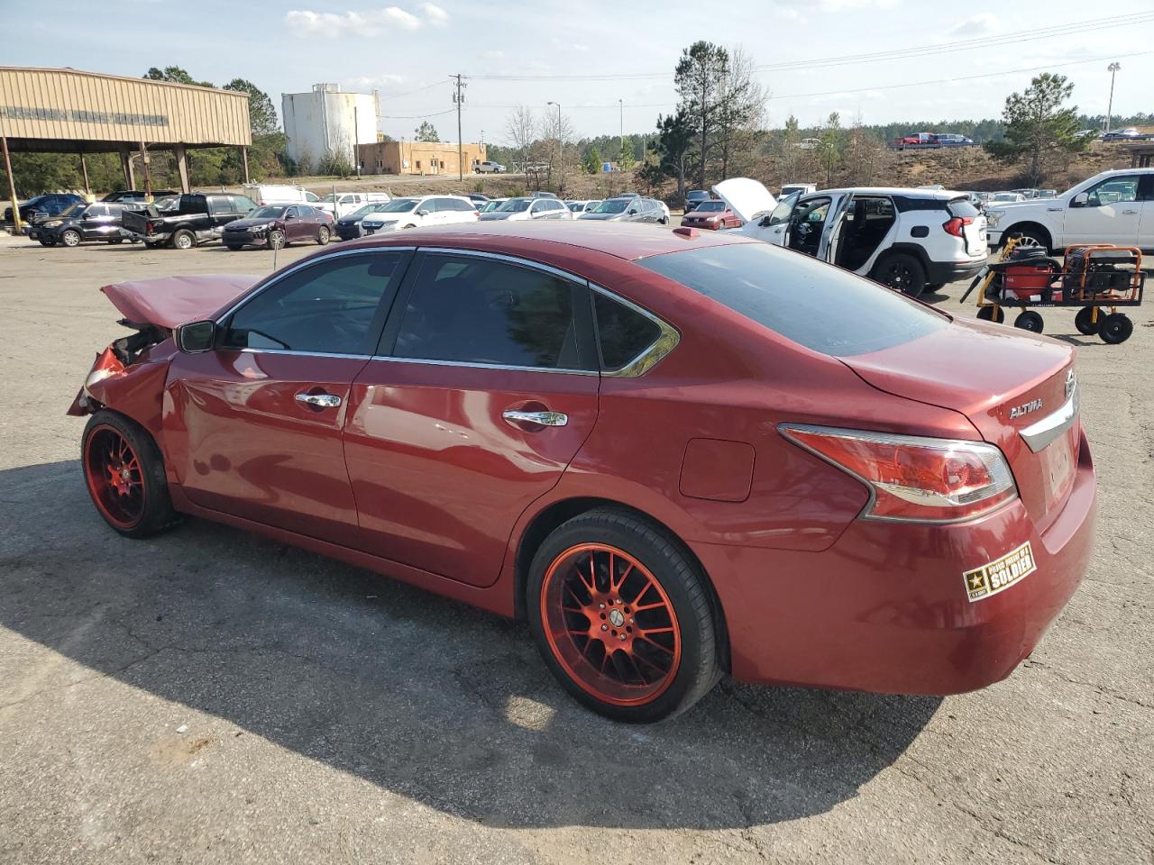 2015 Nissan Altima VIN 1N4AL3AP6FC450709 Copart auction photo, front end damage thumbnail 2