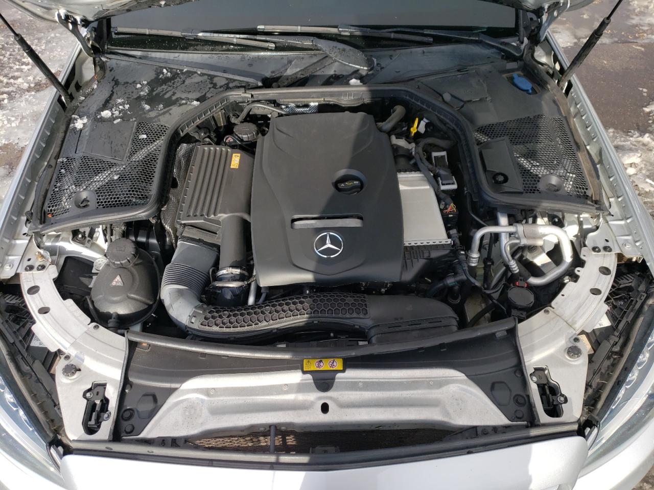 2017 Mercedes-Benz C-klasse VIN 55SWF4KB9HU196305 Copart auction photo, rear end / hail damage thumbnail 11