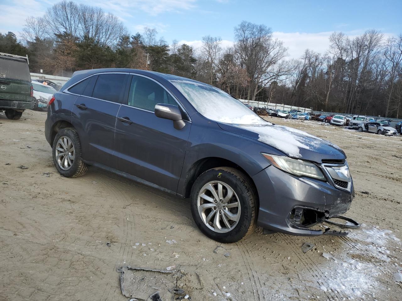2017 Acura RDX VIN 5J8TB3H36HL004752 Copart auction photo, rear end / front end damage thumbnail 4