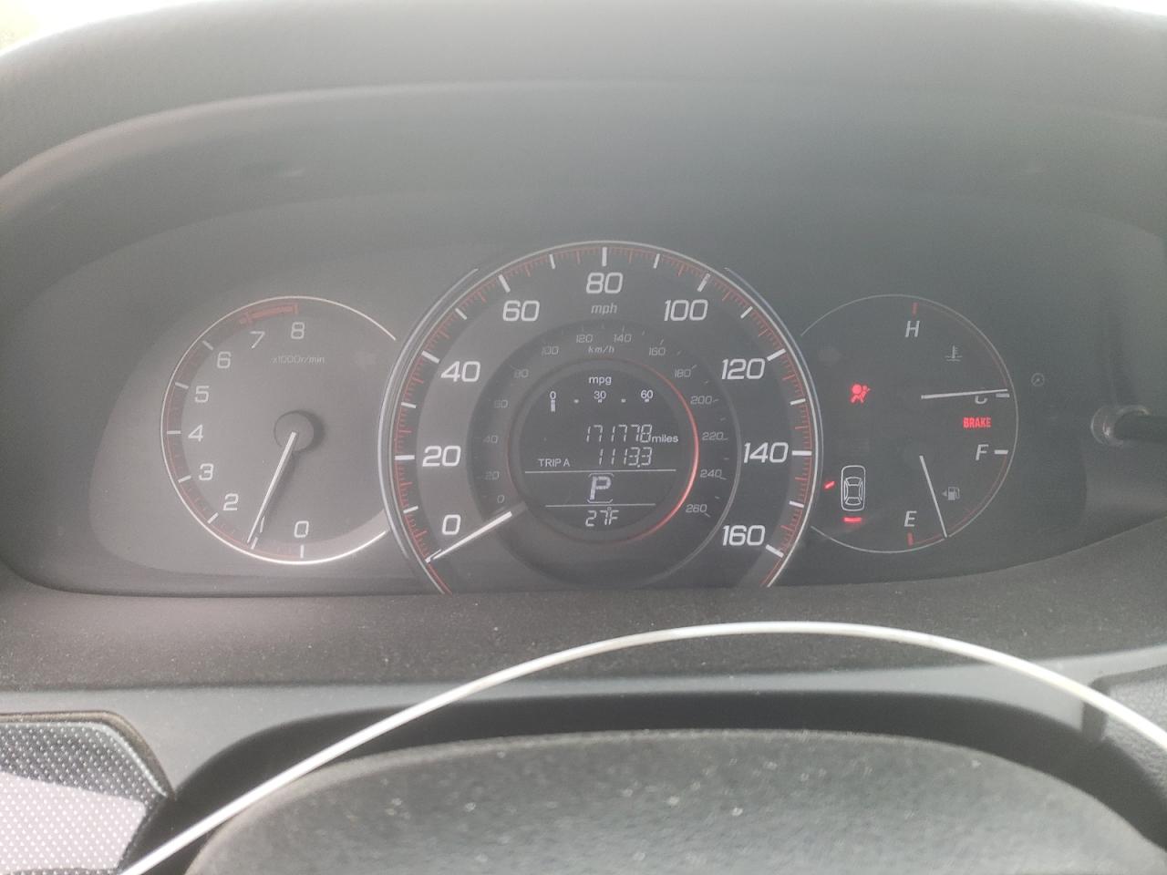 2013 Honda Accord VIN 1HGCR2F5XDA282991 Copart auction photo, rear end / side damage thumbnail 9
