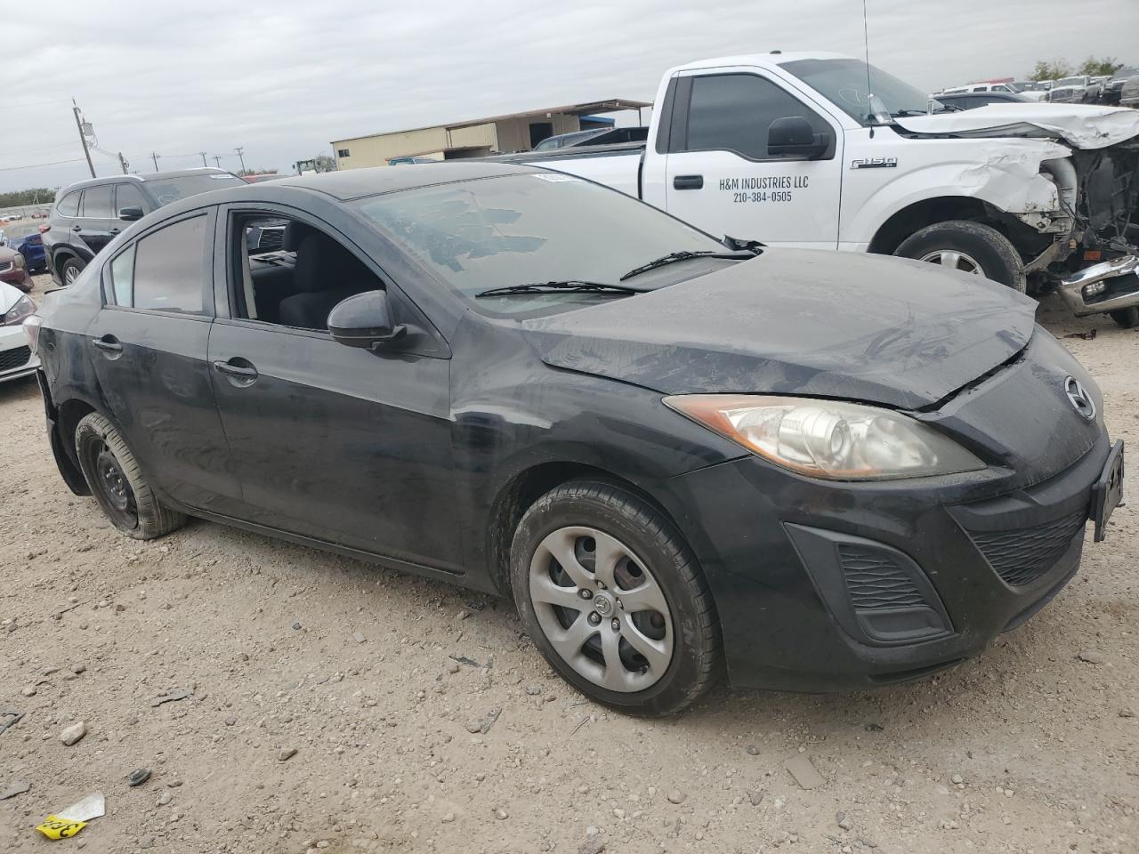 2011 Mazda 3 VIN JM1BL1UFXB1495485 Copart auction photo, all over damage thumbnail 4