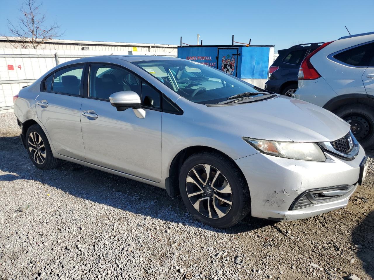 2015 Honda Civic VIN 19XFB2F82FE094024 Copart auction photo, all over damage thumbnail 4