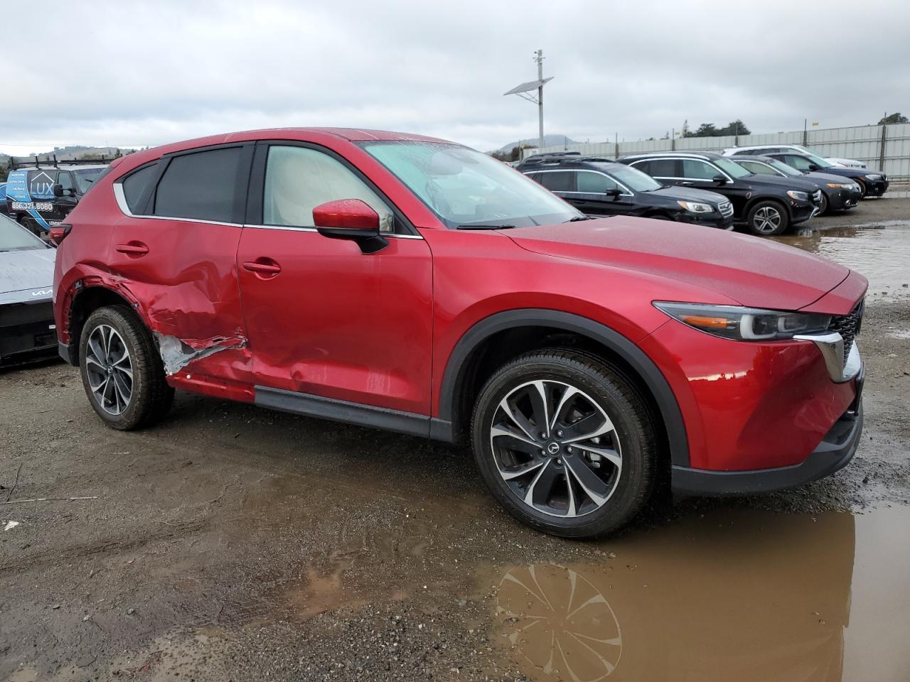 2023 Mazda CX-5 VIN JM3KFBEM3P0175746 Copart auction photo, side damage thumbnail 4
