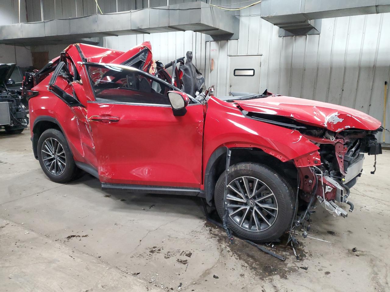 2022 Lexus NX VIN JTJGGCEZXN2000728 Copart auction photo, all over damage thumbnail 4