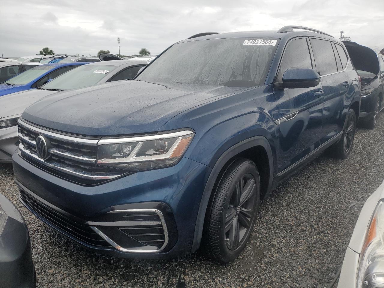2021 Volkswagen Atlas VIN 1V2PR2CA1MC576848 Copart auction photo, water/flood damage thumbnail 5