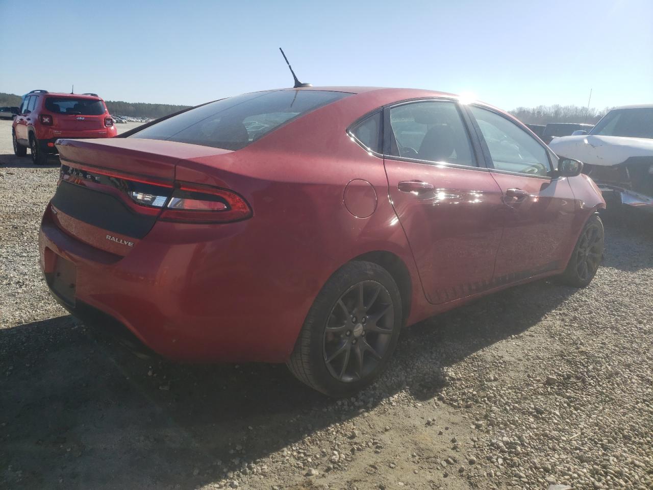2016 Dodge Dart VIN 1C3CDFBBXGD531653 Copart auction photo, front end / side damage thumbnail 3