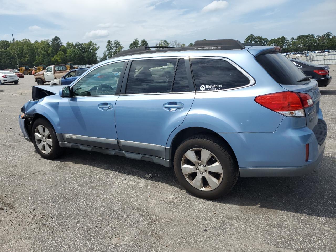 2010 Subaru Outback VIN 4S4BRBCC8A3373640 Copart auction photo, front end / undercarriage damage thumbnail 2