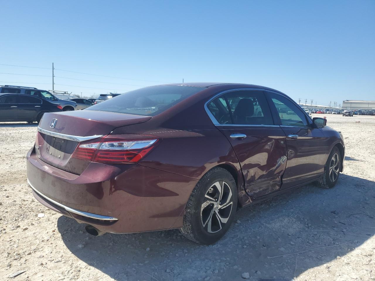 2016 Honda Accord VIN 1HGCR2F37GA098871 Copart auction photo, side / minor dent/scratches damage thumbnail 3