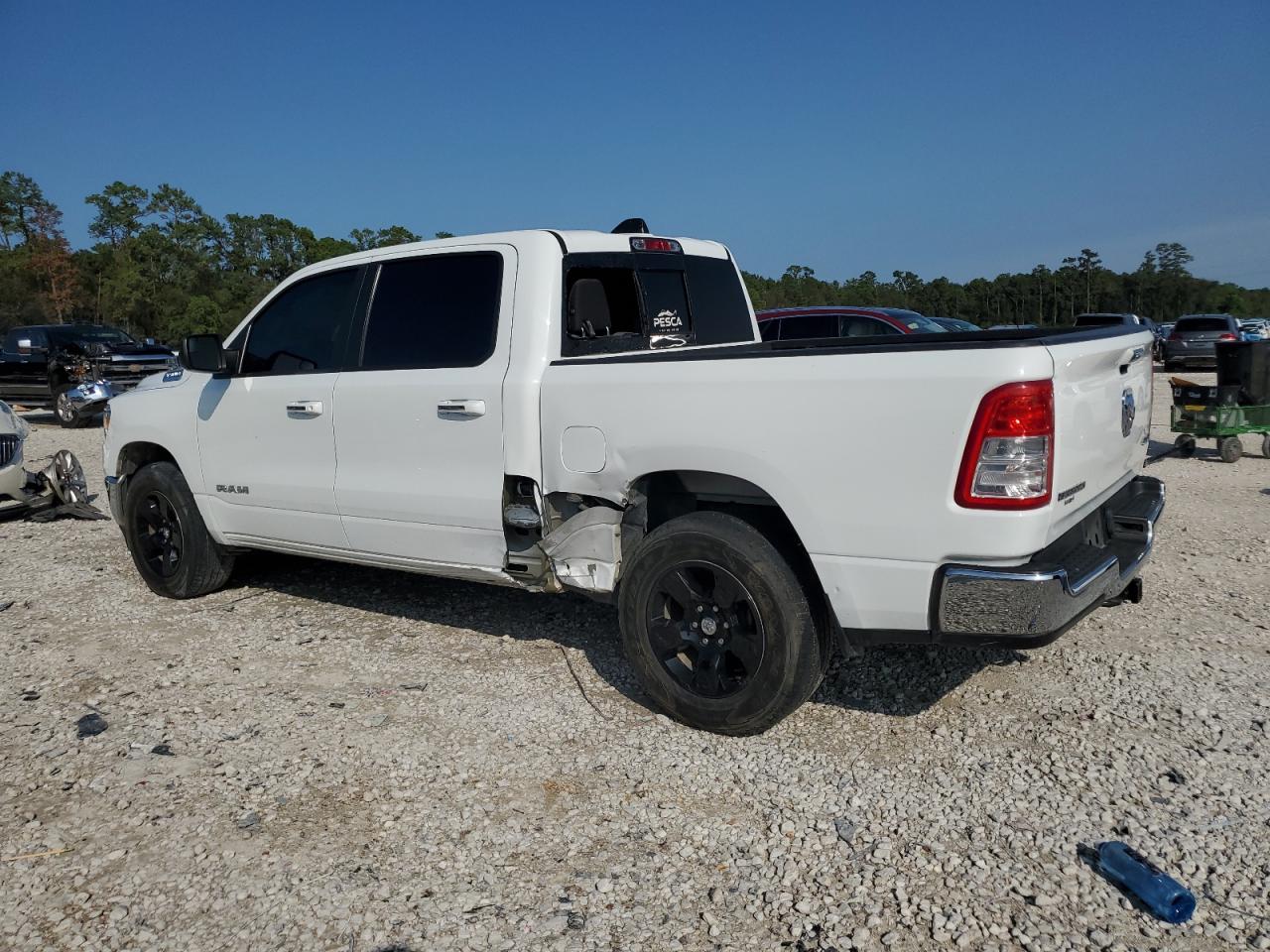 2019 RAM 1500 VIN 1C6RRFFG9KN819221 Copart auction photo, vandalism / side damage thumbnail 2