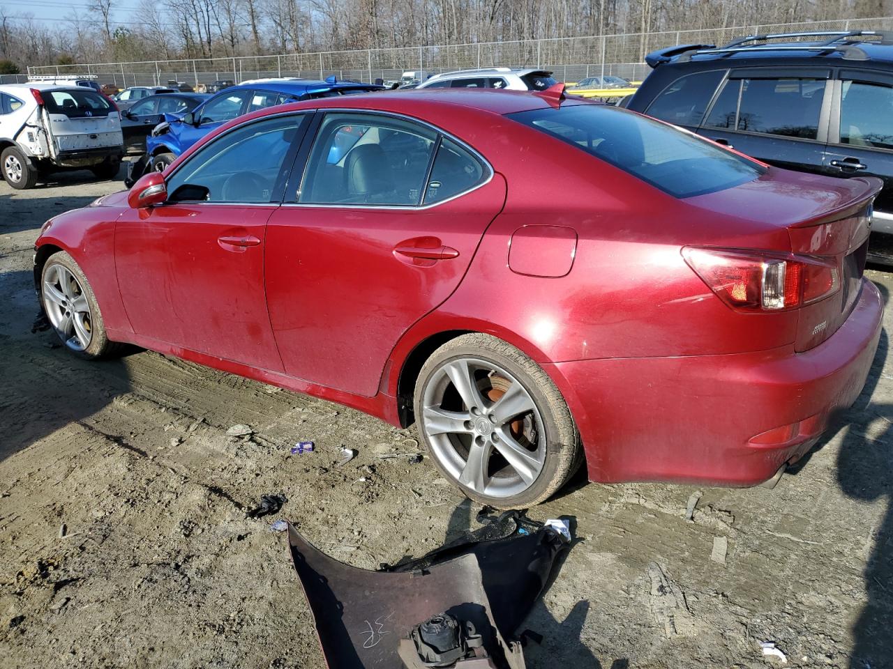 2012 Lexus IS VIN JTHBF5C2XC5166906 Copart auction photo, front end damage thumbnail 2