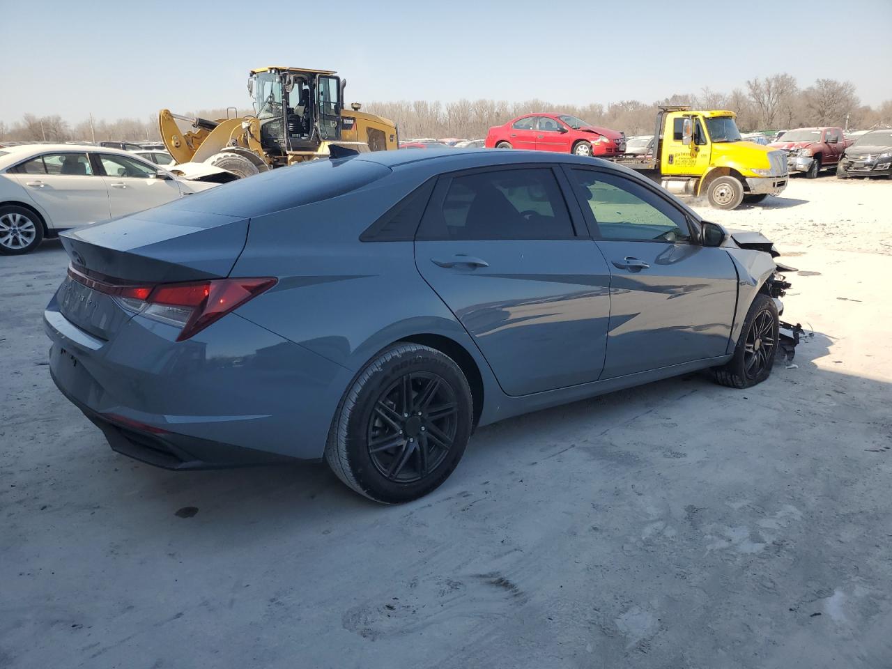 2021 Hyundai Elantra VIN KMHLS4AG0MU121230 Copart auction photo, front end / minor dent/scratches damage thumbnail 3