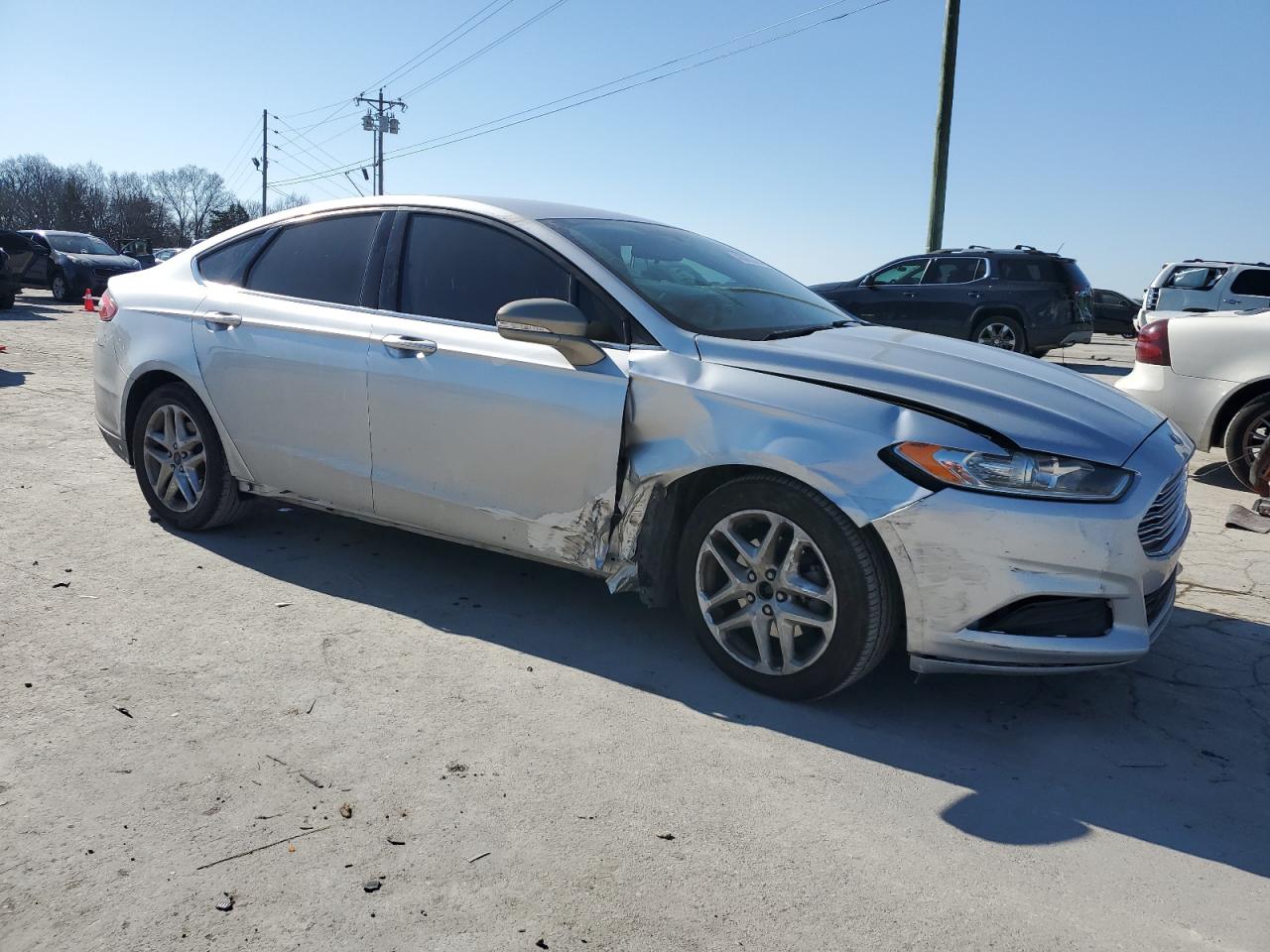 2015 Ford Fusion VIN 3FA6P0H7XFR229338 Copart auction photo, side damage thumbnail 4