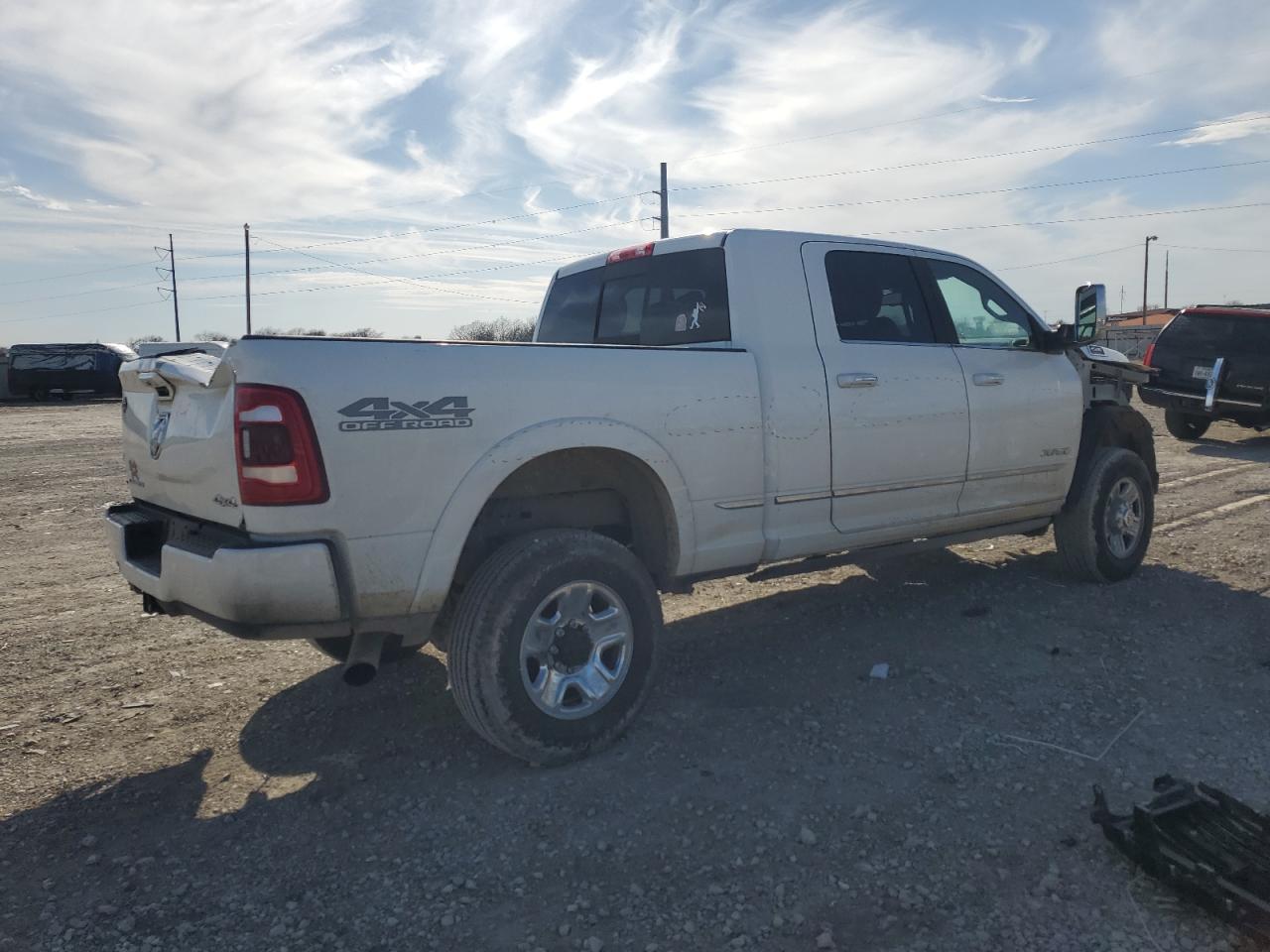 2022 RAM 2500 VIN 3C6UR5TL1NG391969 Copart auction photo, front end / rear end damage thumbnail 3