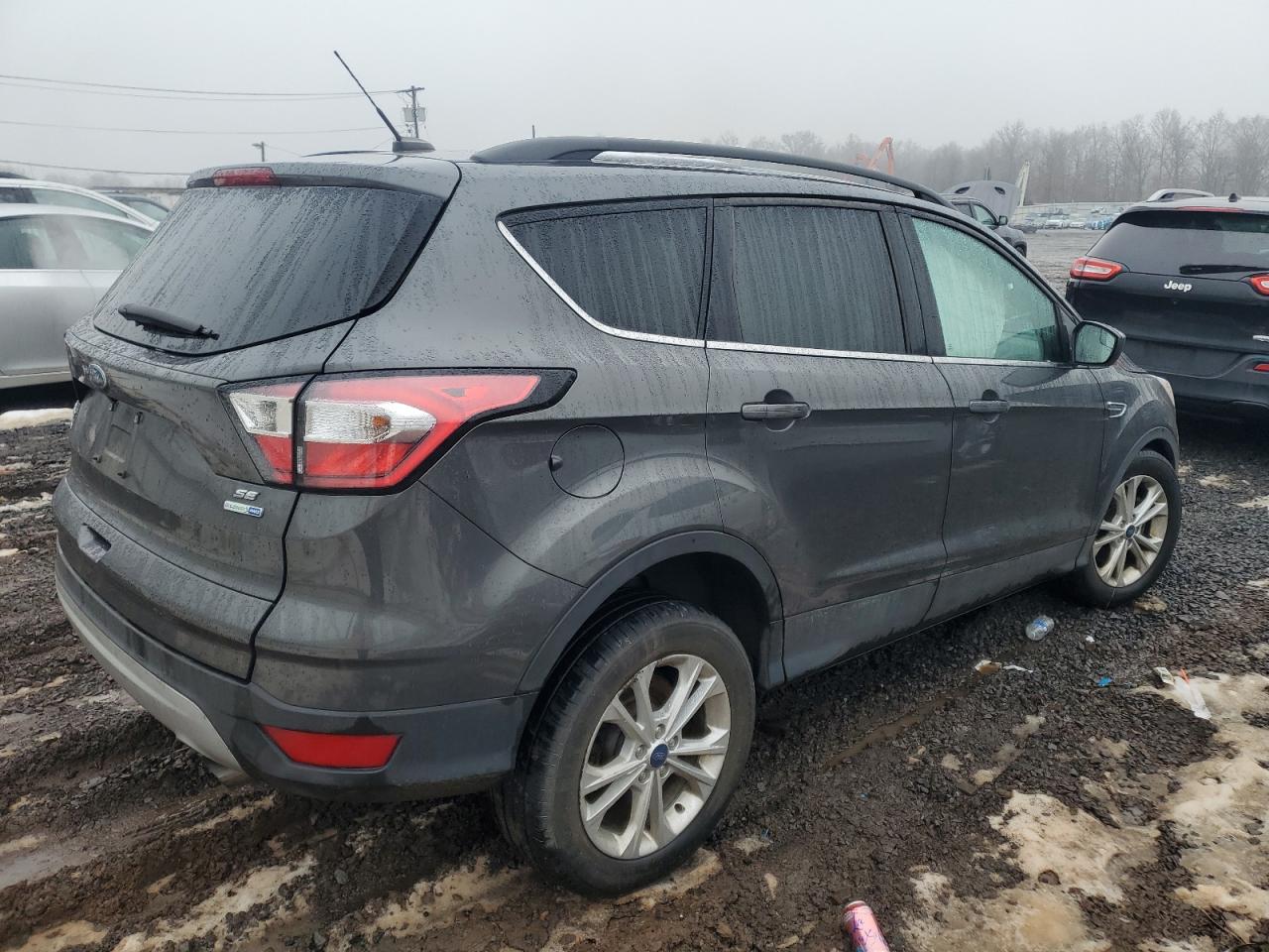 2018 Ford Escape VIN 1FMCU9GD3JUD12706 Copart auction photo, side damage thumbnail 3