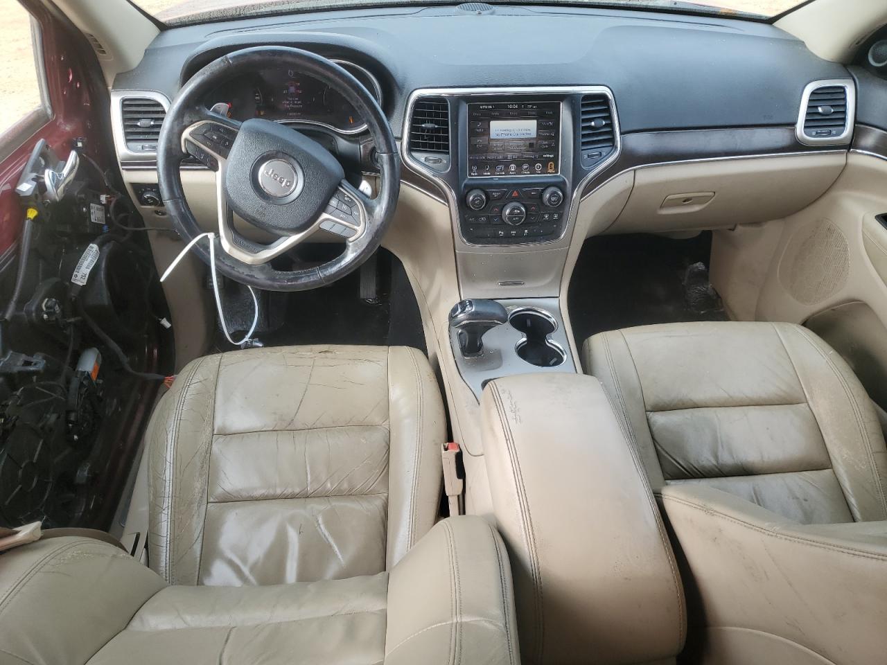 2014 Jeep Grand Cherokee VIN 1C4RJEBG8EC271258 Copart auction photo, front end damage thumbnail 8