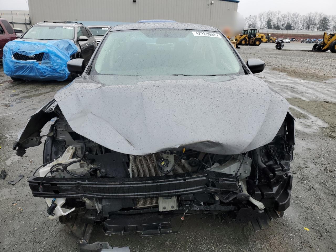 2019 Nissan Sentra VIN 3N1AB7AP9KY338365 Copart auction photo, front end / side damage thumbnail 5